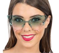 Chaks - LUNETTES PC PAPILLON VERRES FUMÉS VERT ADULTE