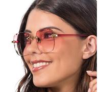 Chaks - Lunettes sans monture, pour hommes et femmes, accessoires de festival, lunettes de fête