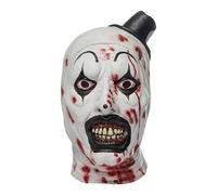 Chaks - Terrifier Art le masque de clown, accessoire de costume d'Halloween, latex pleine tête masque d'horreur pour le carnaval cosplay