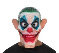 Chaks - Masque de clown en mousse, masque d'horreur, masque intégral, accessoires de costume pour Halloween, carnaval et soirées à thème
