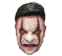 Chaks - Masque Latex PSYCHOPATHE Adulte - Accessoire de déguisement - Cosplay pour Halloween - Thême(s) : Clown/Zombie/Ensanglanté
