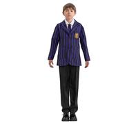 Chaks - Mercredi Uniforme scolaire Xavier Thorpe, costume 3 pièces pour enfants, tenue pour Halloween et Carnaval