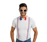 Chaks - Pack fan avec bretelles, nœud papillon et lunettes