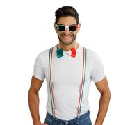 Chaks - Pack fan avec bretelles, nœud papillon et lunettes