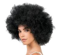Chaks - Perruque bouclée pour adultes, carnaval, festival, fête disco des années 70