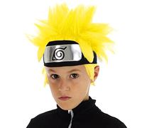 Perruque Naruto Shippuden jaune enfant - Jaune - Taille Unique