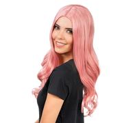 Chaks - Perruque pastel pour femme 66 cm, cheveux longs et bouclés