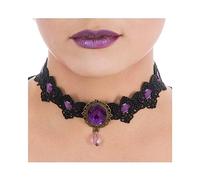 Chaks - Ras-DE-Cou Dentelle Gothique Violet Adulte