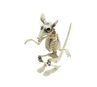 Chaks - Rat Squelette 20X26X29CM - Décoration spécial Halloween - Thème(s) : Cimetière désenchanté