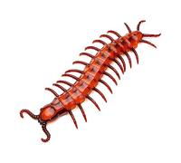 Chaks - SCOLOPENDRE ARTICULÉ 45CM Rouge - Décoration spécial Halloween - Thème(s) : Cimetière désenchanté
