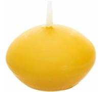 Chaks - Set de 6 Bougies FLOTTANTES Jaune Moutarde
