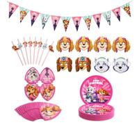 Chaks - Set de vaisselle de fête PAW PATROL pour 8 enfants, 45 pièces