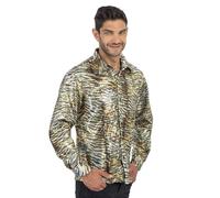 Chaks - T-shirt à paillettes, chemise animalier pour le carnaval