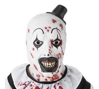Chaks - Terrifier Art le masque de clown, accessoire de costume d'Halloween, latex pleine tête masque d'horreur pour le carnaval cosplay