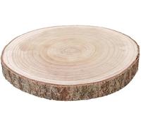 Chaks Ultra Grand Rondin en Bois 3,5cm Naturel Plat Ø 35-38cm
