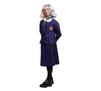 Chaks - Uniforme scolaire d'Enid Sinclair, Nevermore Academy | Costume officiel de Mercredi, ensemble 3 pièces avec veste, insert de chemise et jupe, pour Halloween, carnaval et cosplay
