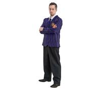 Chaks - Uniforme scolaire Xavier Thorpe pour homme, costume officiel de Mercredi, ensemble 3 pièces pour Halloween et Carnaval, Mauve