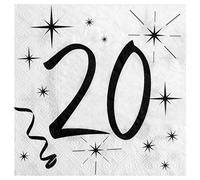 Chal - 20 Serviettes Anniversaire 20ans