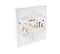 Chal - Livre d'or Vive la Retraite Blanc et Or