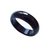 Chalcédoine vert naturel Agate Jade Anneau chinois Jadeite Amulet Fashion Charme Bijou à main Crafts d'artisanat sculpté pour femmes (Couleur du gemme: rose, anneau Taille: Diamètre intérieur 18