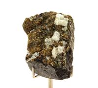 Chalcopyrite + Calcite. 272.30 Ct. Anduze, Gard, France.