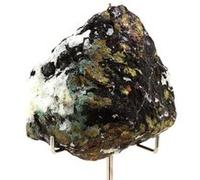 CHALCOPYRITE + FLUORITE - Pierre et Minéral Naturel en Provenance de France, Mont-Roc, Castres, Tarn, Occitanie - Cristal de Couleur Jaune et Verte 2940.0 ct - Certificat d'Authenticité Inclus 87 x 85