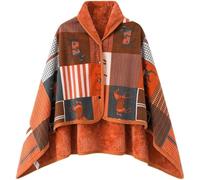 Châle-cape Chaud For Les Épaules, Doux Et Confortable Avec Un Design Portable For Un Enfilage Et Un Retrait Faciles Convenant À Diverses Occasions(F,130x80cm)