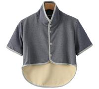 Châle Chaud Pour Femme,Hiver Épaulière Soutien D'épaule Thermique,Châle D'épaule,Femme Homme Épaulière Chaude,Double Support D'épaule Protège-Épaule Doux,Chauffe-Épaules Pour Maison Bureau A,3XL