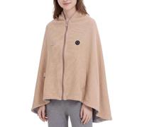 Châle Chauffant Avec Capuche Couverture Portable Avec 3 Niveaux De Chaleur | Châle Chauffant USB À Porter Pour l'Hiver, Maison, Bureau, , Vacances, Dortoir, Lecture, Travail, Études, Détente