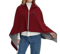 Châle chauffant - Couverture chauffante douce et portable avec 3 niveaux de sécurité | Couverture pour femme qui peut être portée en position - Pour canapé, lit, maison, chambre, bureau, Apa