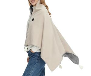 Châle chauffant électrique - Couverture thermique portable, boîtier isolant léger, réglage délicat de la température | Accessoire relaxant pour la couverture du corps pour les sièges au