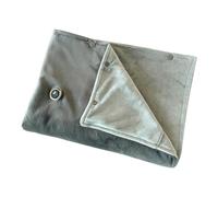 Châle Chauffant En Flanelle, Trois Niveaux De Température, Couverture Portable À Boutons, Douce Et Confortable Lavable En Machine Idéale For Les Journées Froides D'hiver