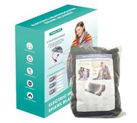 Châle chauffant portable : enveloppe alimentée par USB avec température réglable | Couverture chauffante pour femme Bureau de voyage Chaise de lecture de lit