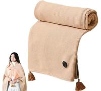 Châle chauffant portable, lavable, c'est le pour votre petite amie, adapté pour la maison, le bureau et l'extérieur (A)