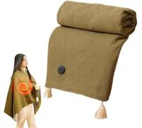 Châle chauffant portable, lavable, c'est le pour votre petite amie, adapté pour la maison, le bureau et l'extérieur (B)