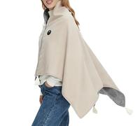 Châle Chauffant Thermique - 140 X 80 Cm, Contrôle Multi-étapes, Housse Chauffante Douce | Réseau Amélioré De Soutien À La Thérapie De Confort Saisonnier, Fonction De Bien-être De Régulation De La Temp