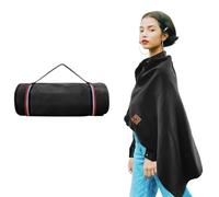 Châle Chauffant, Thermostat Réglable, Portable Et Facile À Nettoyer, Peu Encombrant Idéal For Le Bureau Ou Le Camping(Black)