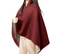 Châle Chauffant USB - Couverture Électrique Portable, Poncho Portable À Réchauffement Rapide, Jeté En Velours Doux, Équipement De Voyage En Voiture D'hiver, Aide Thermique Pour Camping En Plein Air |