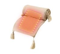 Châle De Chauffage Électrique USB - 150x80x1cm Enveloppant En Molleton Chauffé Avec Paramètres De Chaleur Réglables, Écharpe Thermique Légère, Réchauffeur De Cou Portable Confortable | Manches À Couve