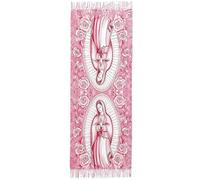 Châle de la Vierge Marie - Enveloppement de prière en coton doux et chaud, écharpe de couverture pour femmes catholiques de 180 cm, couvre-chef religieux sans enchevêtrement culturel, tissu d'accessoi