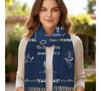 Châle de prière pour femmes chrétiennes - Enveloppement doux et respirant, conception de châle de dévotion, couverture légère des écritures | Cérémonie religieuse Culte Église Étude biblique Prière de