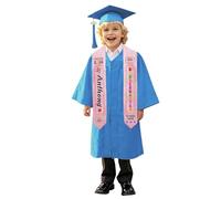 ChâLe De Remise De DiplôMes éLéGant Pour Enfants ChâLe Luxueux Avec Ceinture Robe AcadéMique