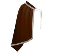 Châle élégant polyvalent idéal pour style demi-épaule tendance accessoire parfait avec robes tenues soirée enveloppe douceur subtile rehausse féminine quotidienne (Coffee, One Size)