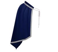Châle élégant polyvalent idéal pour style demi-épaule tendance accessoire parfait avec robes tenues soirée enveloppe douceur subtile rehausse féminine quotidienne (Blue, One Size)