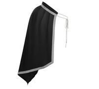 Châle élégant polyvalent idéal pour style demi-épaule tendance accessoire parfait avec robes tenues soirée enveloppe douceur subtile rehausse féminine quotidienne (Black, One Size)