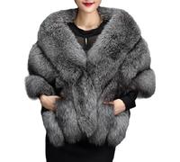 Châle En Fourrure Synthétique, Couvre-épaules D'hiver En Fourrure Synthétique, Écharpe Chaude Confortable À La Mode Fourrure Exquise Et Confortable Sera Élégant Étole De Fourrure Pour Robe De Soirée
