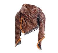 Chale Femme Coffret Echarpe En Laine Acrylique Foulard Noel Hiver Chaud Epaisse Rouge Grande Marron Polaire Grosse Leopard Imprimé Écharpe Léopard