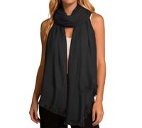 Chale Femme Hiver Chaud Écharpe Polaire Légère Longue Tricotée Lavage Machine Facile Foulard Travail Bureau Accessoire Quatre Saisons Léger Sans Irritation Uni Coloré Polyvalent Tissage Serré Qualité