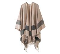 Chale Femme Hiver Chaud Poncho Polaire Uni Cardigan Ponchos Et Capes D'hiver Cape De Pluie Pour Cérémonies Echarpe Paillette Long Intérieur
