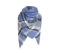 Chale Femme Hiver Laine Etole Femme Hiver Bleu Passionbility Écharpes d'automne et d'hiver pour femme Écharpe confortable à carreaux Grande couverture Echarpe Femme Soie Bleue (Light Blue, One Size)